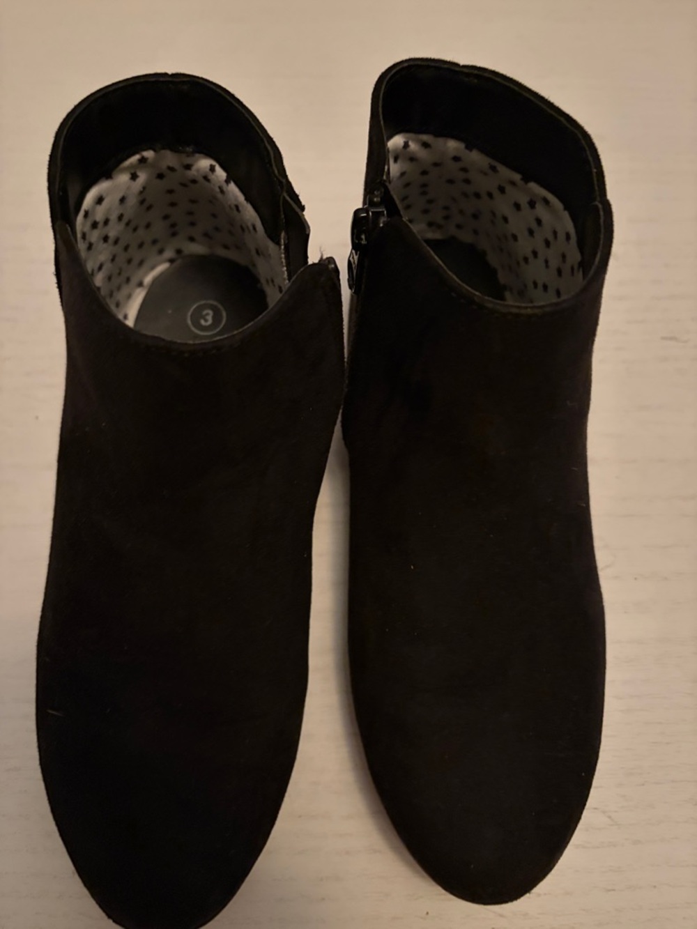 Cat & Jack Black Girls' Ankle Boots